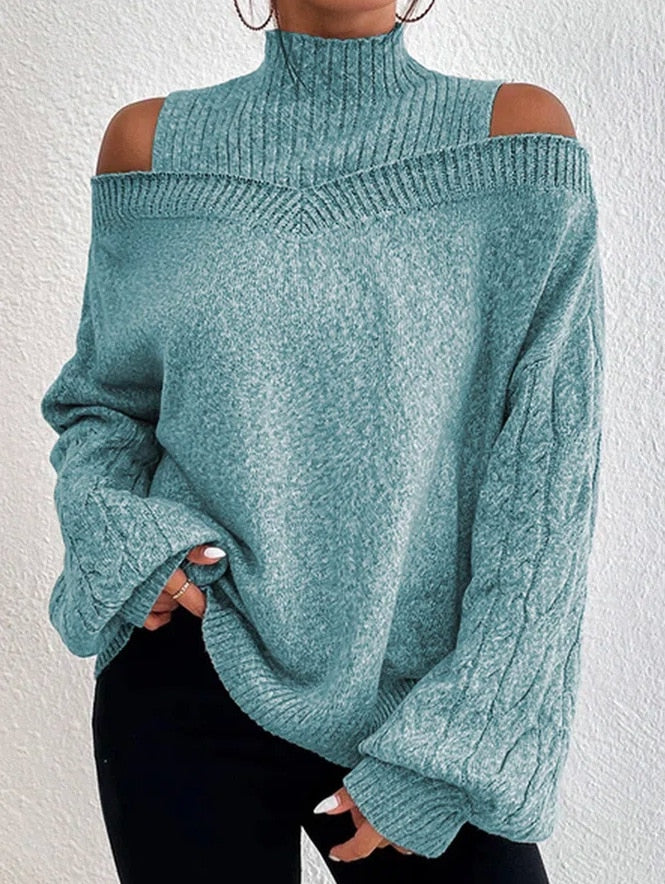 Jacky - Schulterfreier Pullover