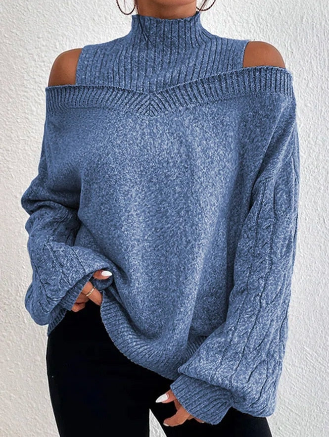 Jacky - Schulterfreier Pullover