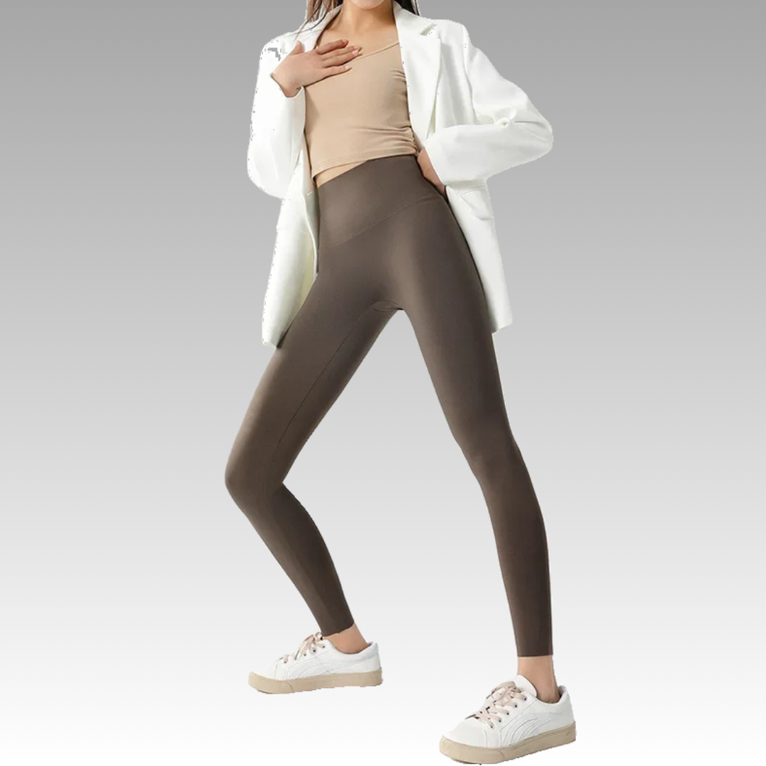 Aurelia Leggings mit hohem Bund und Haifisch-Muster