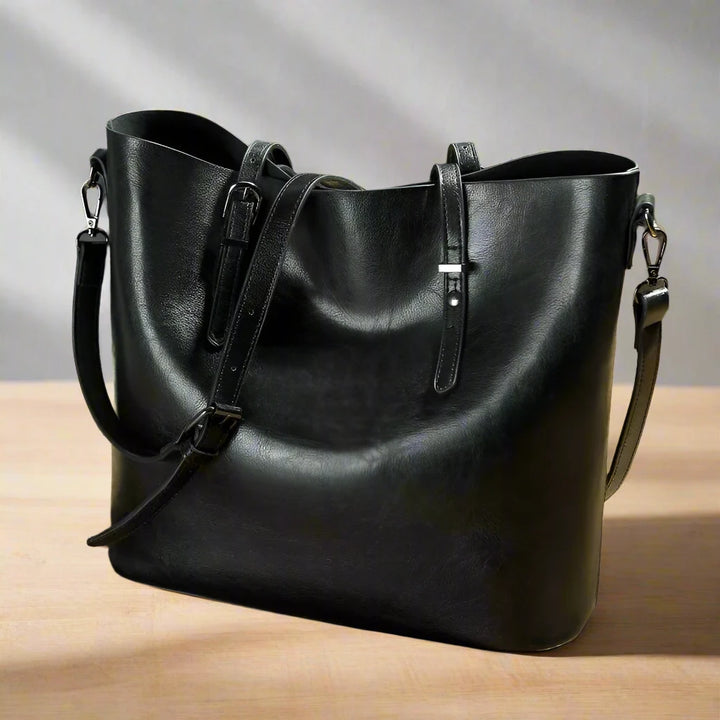 Nica | Vintage Leder Schulterhandtasche