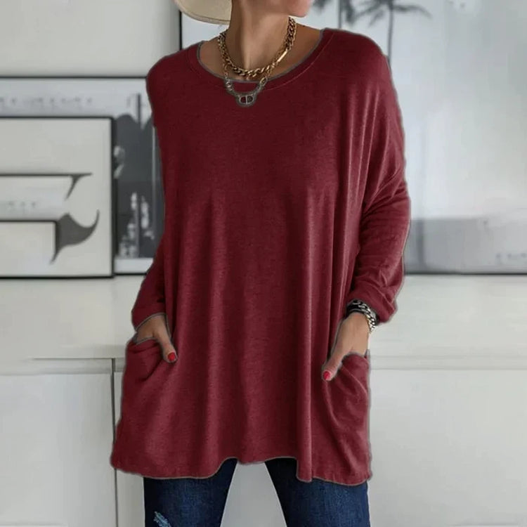 Naomi - Übergroßer, lässiger, warmer Pullover